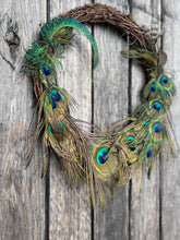 Load image into Gallery viewer, PREORDER Featherdale Christmas Wreath - Christmas in Style - King Peacock