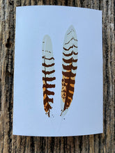 Load image into Gallery viewer, 7 Pack - Featherdale Native Australian Feather A6 Cards - Sustainability Printed