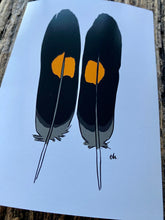 Load image into Gallery viewer, 7 Pack - Featherdale Native Australian Feather A6 Cards - Sustainability Printed