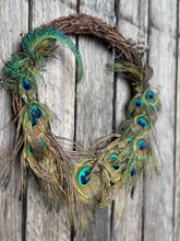 Load image into Gallery viewer, PREORDER Featherdale Christmas Wreath - Christmas in Style - King Peacock