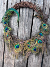 Load image into Gallery viewer, PREORDER Featherdale Christmas Wreath - Christmas in Style - King Peacock