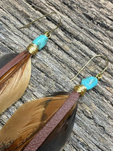 Load image into Gallery viewer, Tan, Leather &amp; Turquoise
