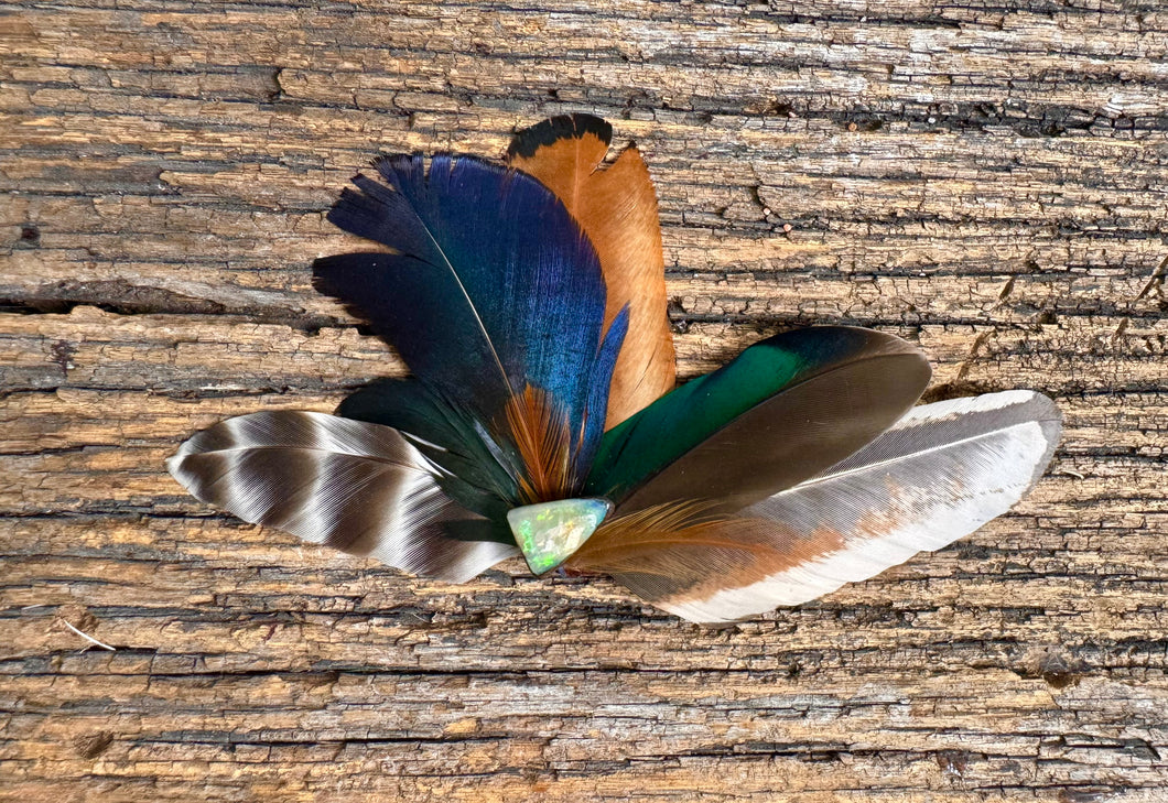 Rare Rainbow with Genuine Boulder Opal