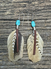 Load image into Gallery viewer, Sandy Sunrise, Turquoise &amp; leather
