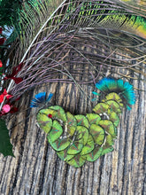 Load image into Gallery viewer, Featherdale Christmas Ornaments - Decorative Pea Bird
