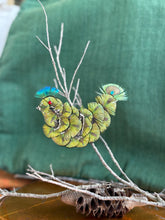 Load image into Gallery viewer, Featherdale Christmas Ornaments - Decorative Pea Bird
