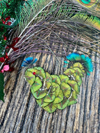 Featherdale Christmas Ornaments - Decorative Pea Bird