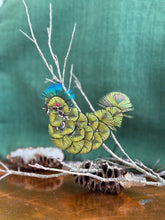 Load image into Gallery viewer, Featherdale Christmas Ornaments - Decorative Pea Bird
