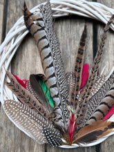 Load image into Gallery viewer, Featherdale Christmas Wreath - Pheasant Bouquet
