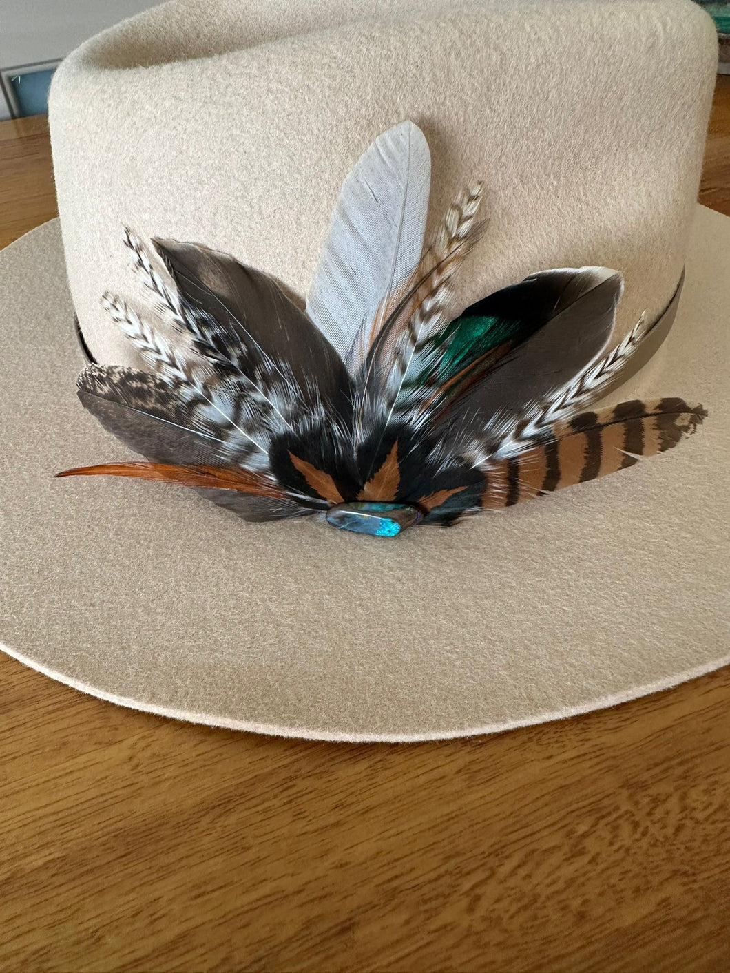 Forest Array Hat Pin with Australian Boulder Opal - Sourced QLD