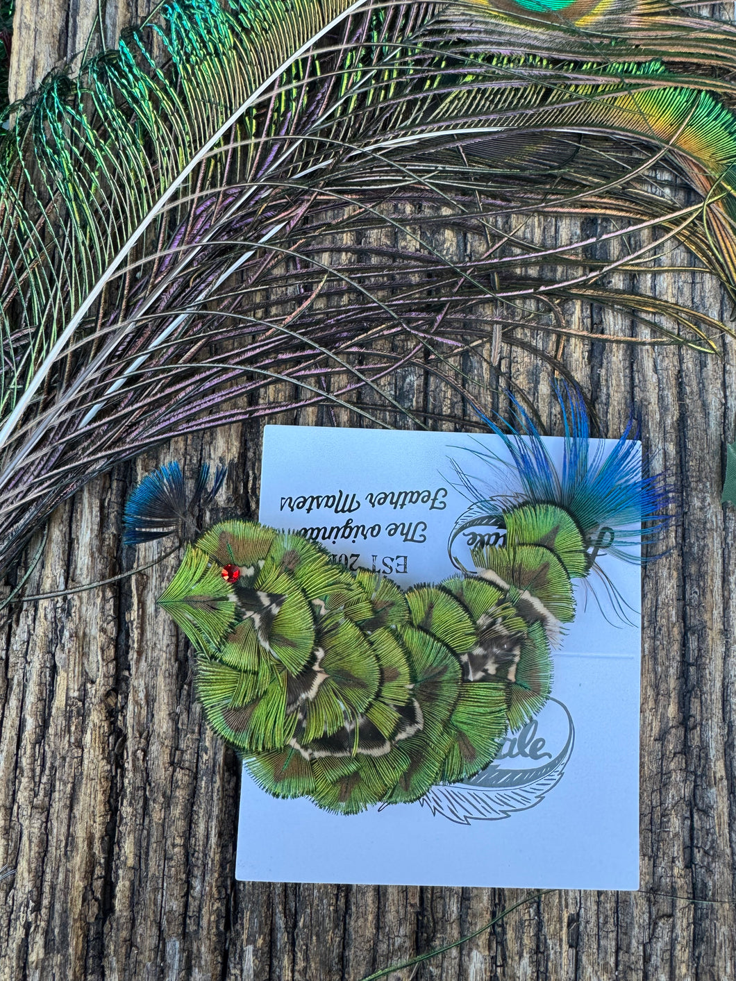 Featherdale Christmas Ornaments - Decorative Pea Bird