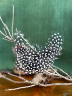 Featherdale Christmas Ornaments - Decorative Guinea Bird