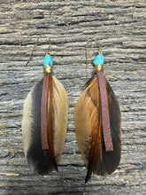 Load image into Gallery viewer, Tan, Leather &amp; Turquoise
