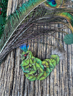 Featherdale Christmas Ornaments - Decorative Pea Bird