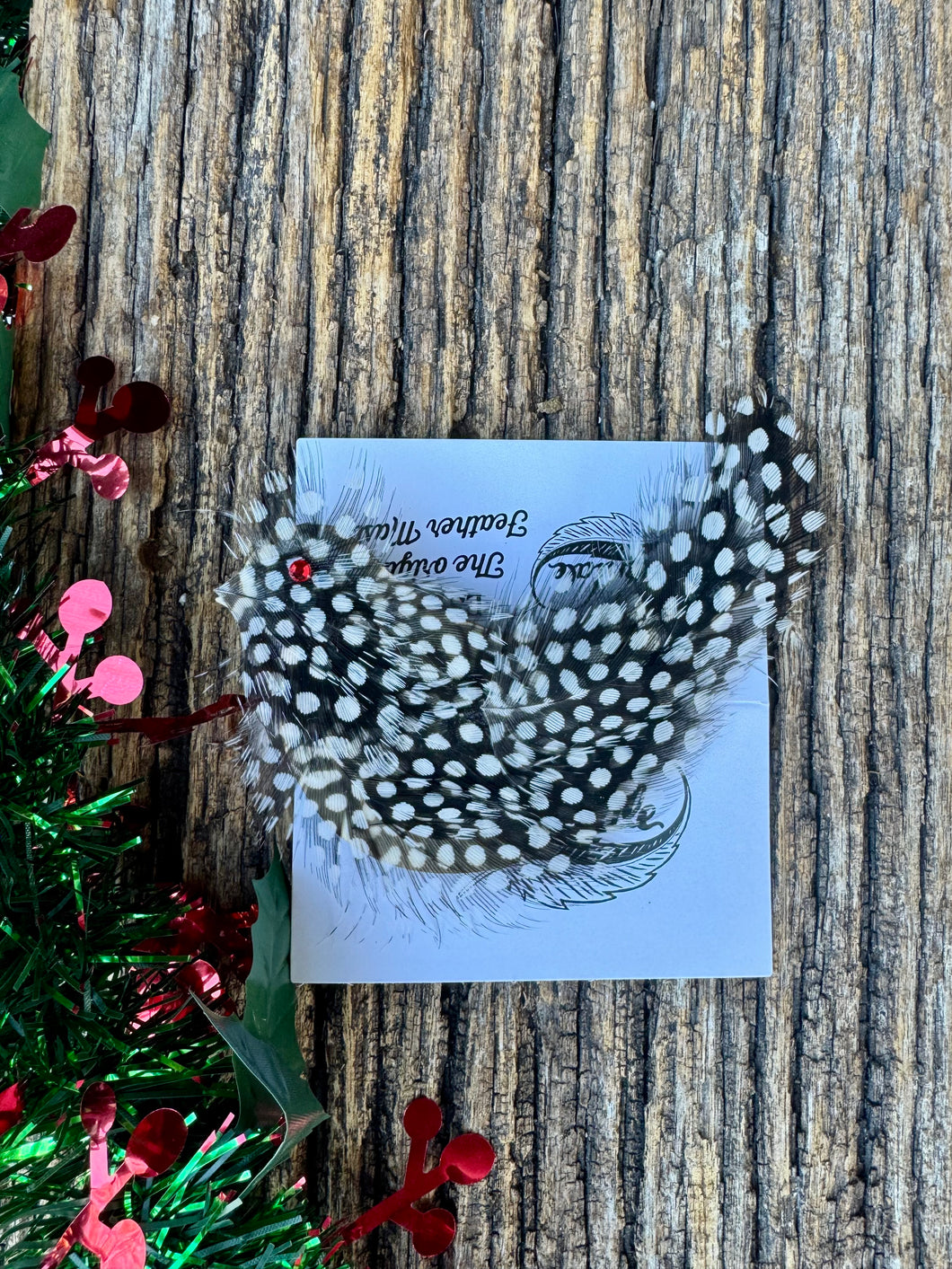 Featherdale Christmas Ornaments - Decorative Guinea Bird