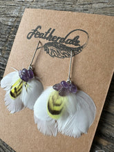 Load image into Gallery viewer, Gypsy Gemstone Sulphur Crested Bumblebee Budgie with Amethyst
